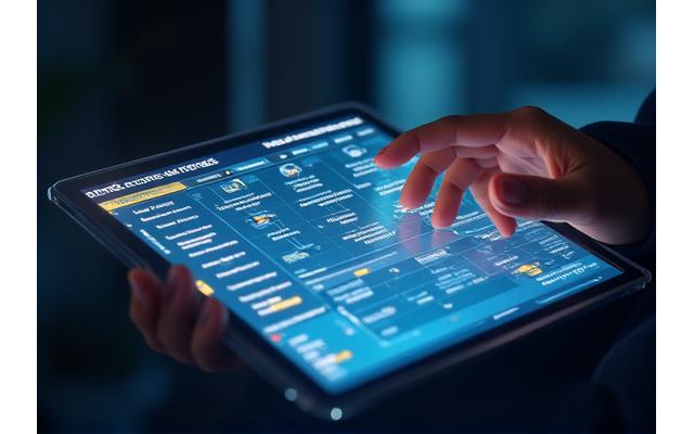 Painel interativo exibindo recomendações de cursos personalizadas para um utilizador, alinhadas com objetivos de carreira e lacunas de habilidades.