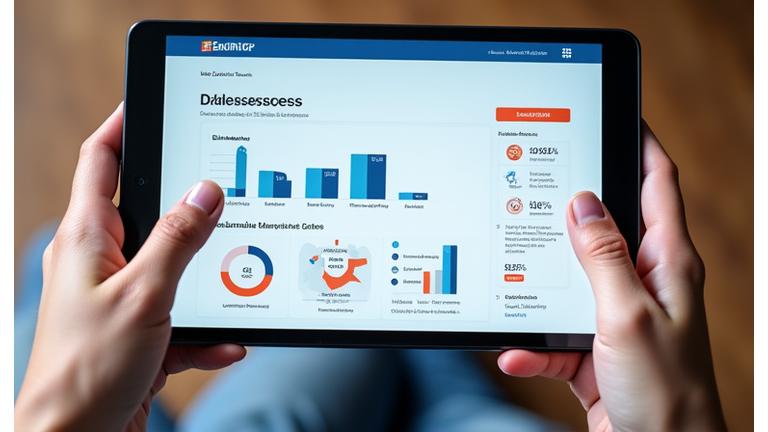 Gráfico interativo para avaliação de competências digitais com indicadores de progresso.
