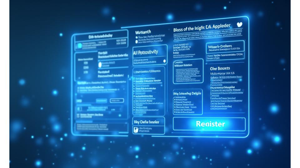 Interface de calendário exibindo webinars agendados para este mês na Lusófora Academy.